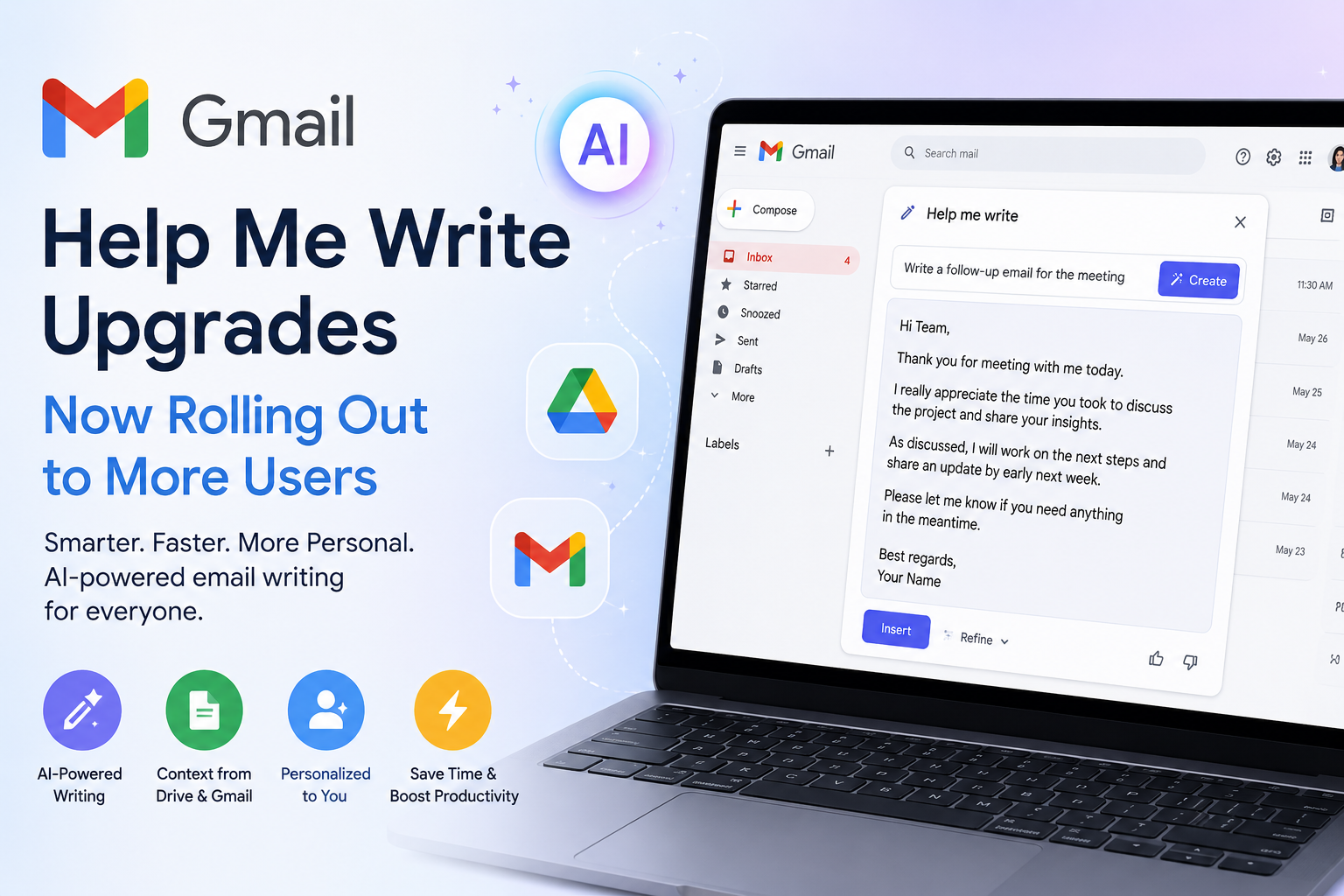 # Gmail AI Writing Feature Gets Major Upgrade With Wider Rollout to More Users