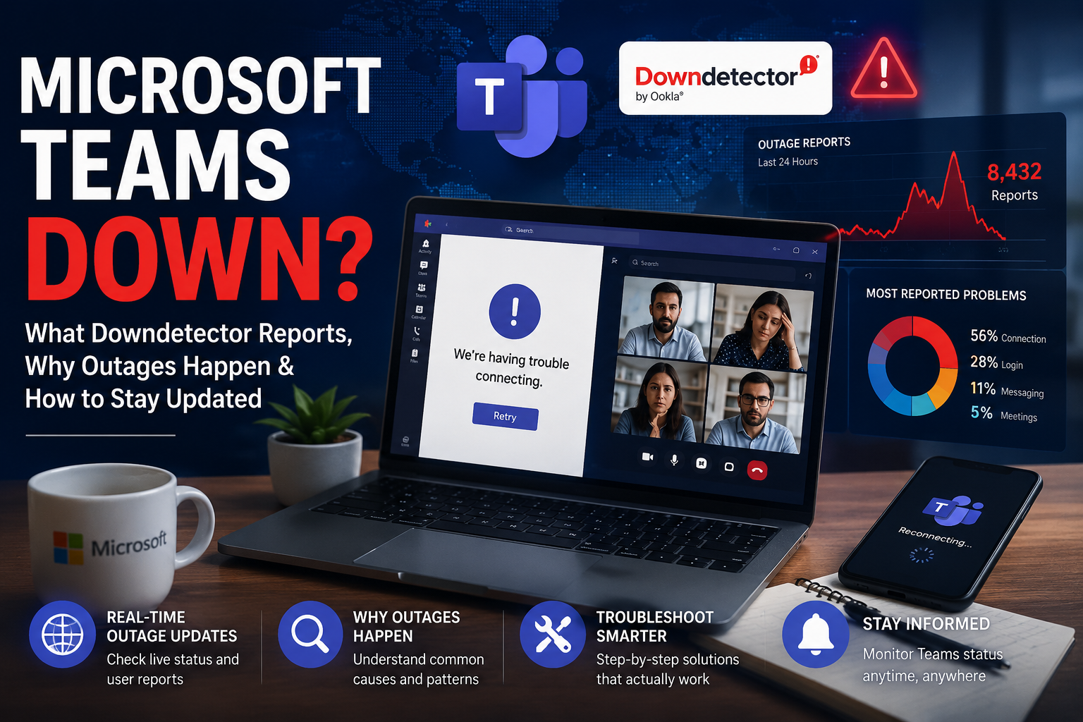 Microsoft Teams Downdetector: Is Teams Down Today? Complete Outage Guide