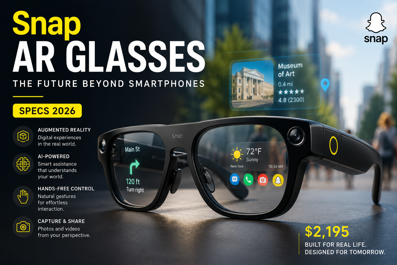 Snap AR Glasses- Everything to Know About Snap Specs in 2026