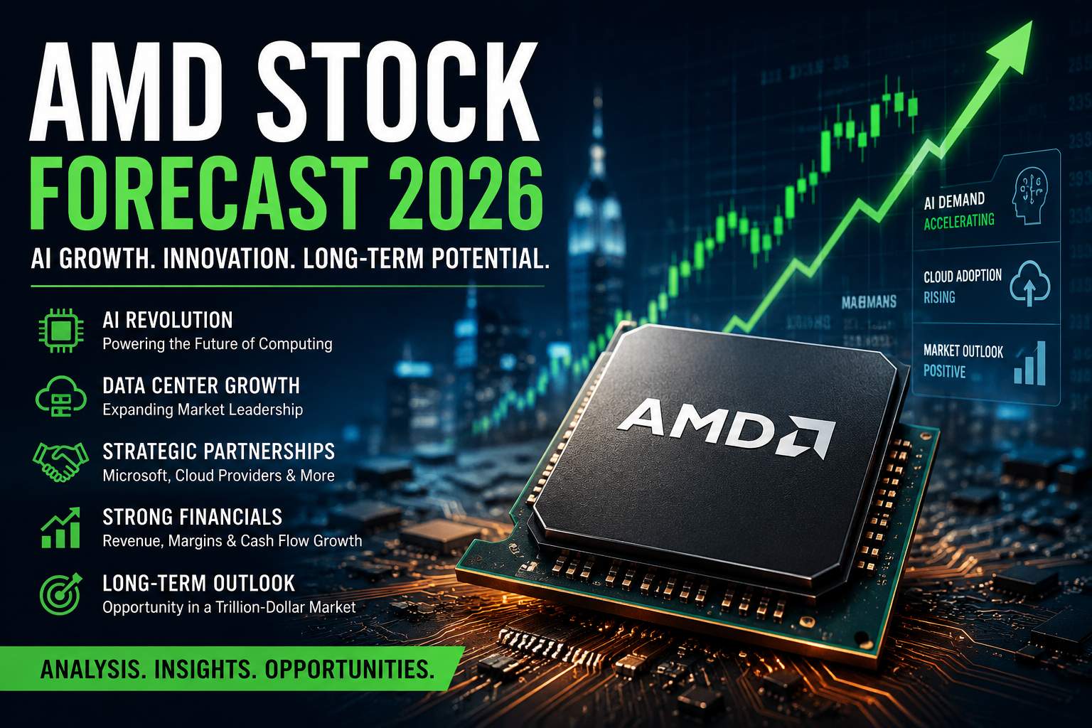 AMD Stock Forecast 2026: AI Growth, Microsoft Partnership & Investment Analysis | Complete Guide