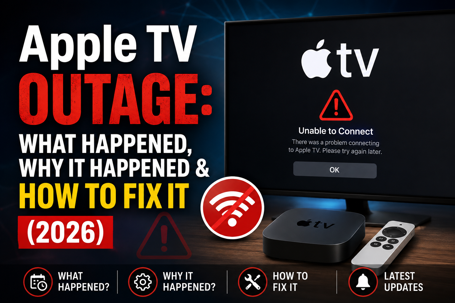 Apple TV Outage: What Happened, Why It Happened & How to Fix It (2026)