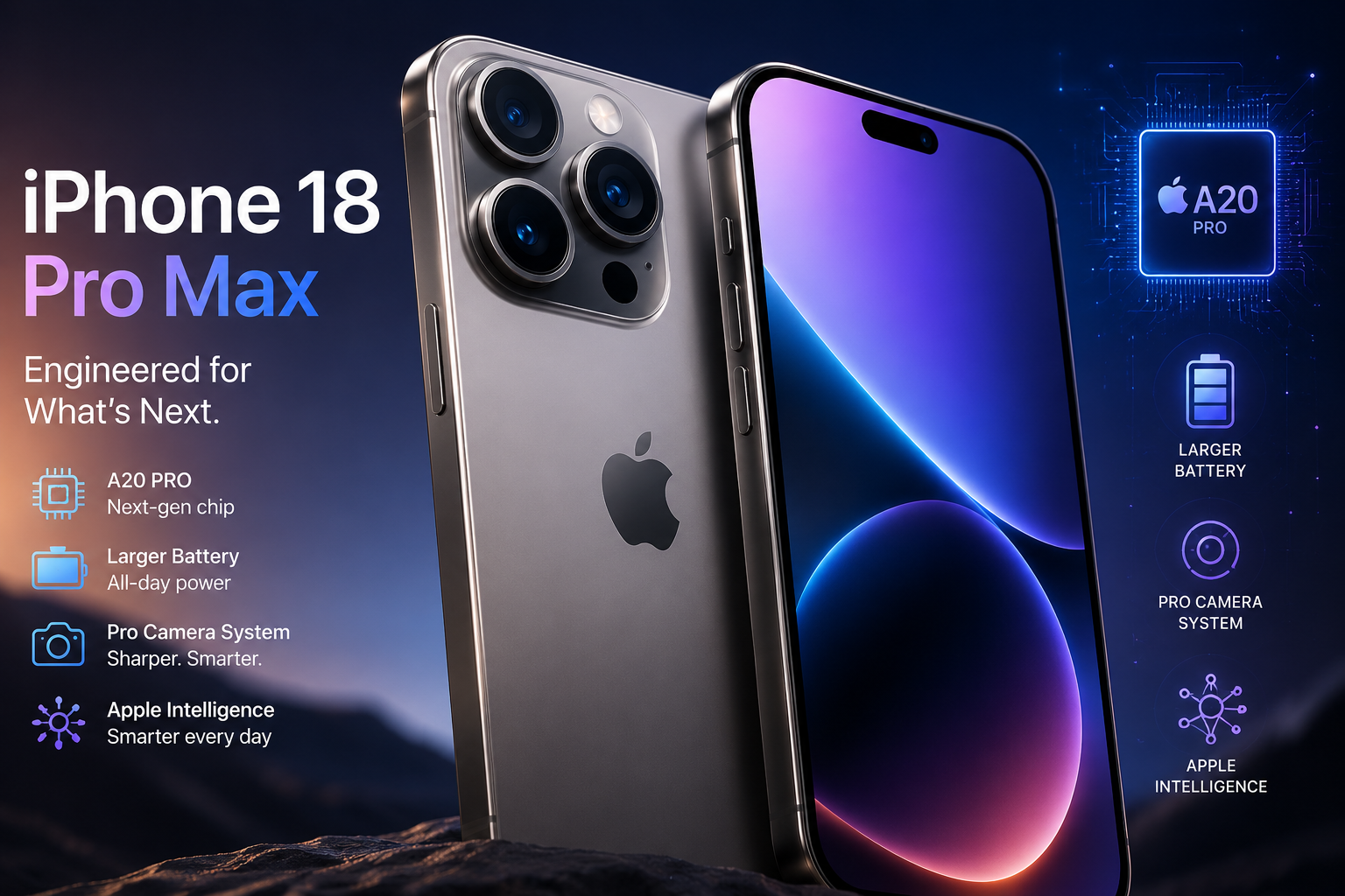 Apple iPhone 18 Pro Max – Release Date, Specs, Price & Latest Rumors (2026)