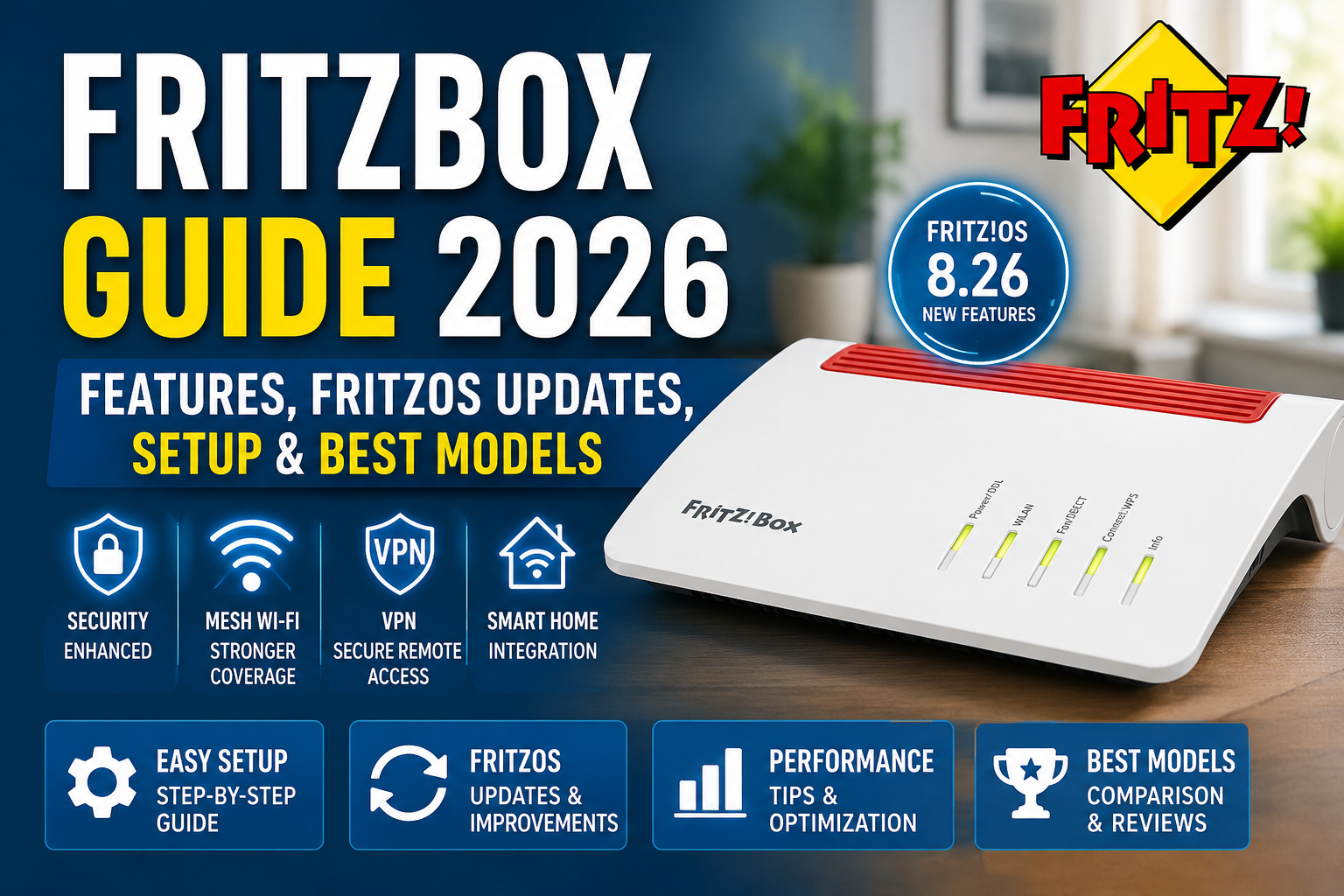 Fritzbox Guide 2026: Features, FritzOS Updates, Setup & Best Models