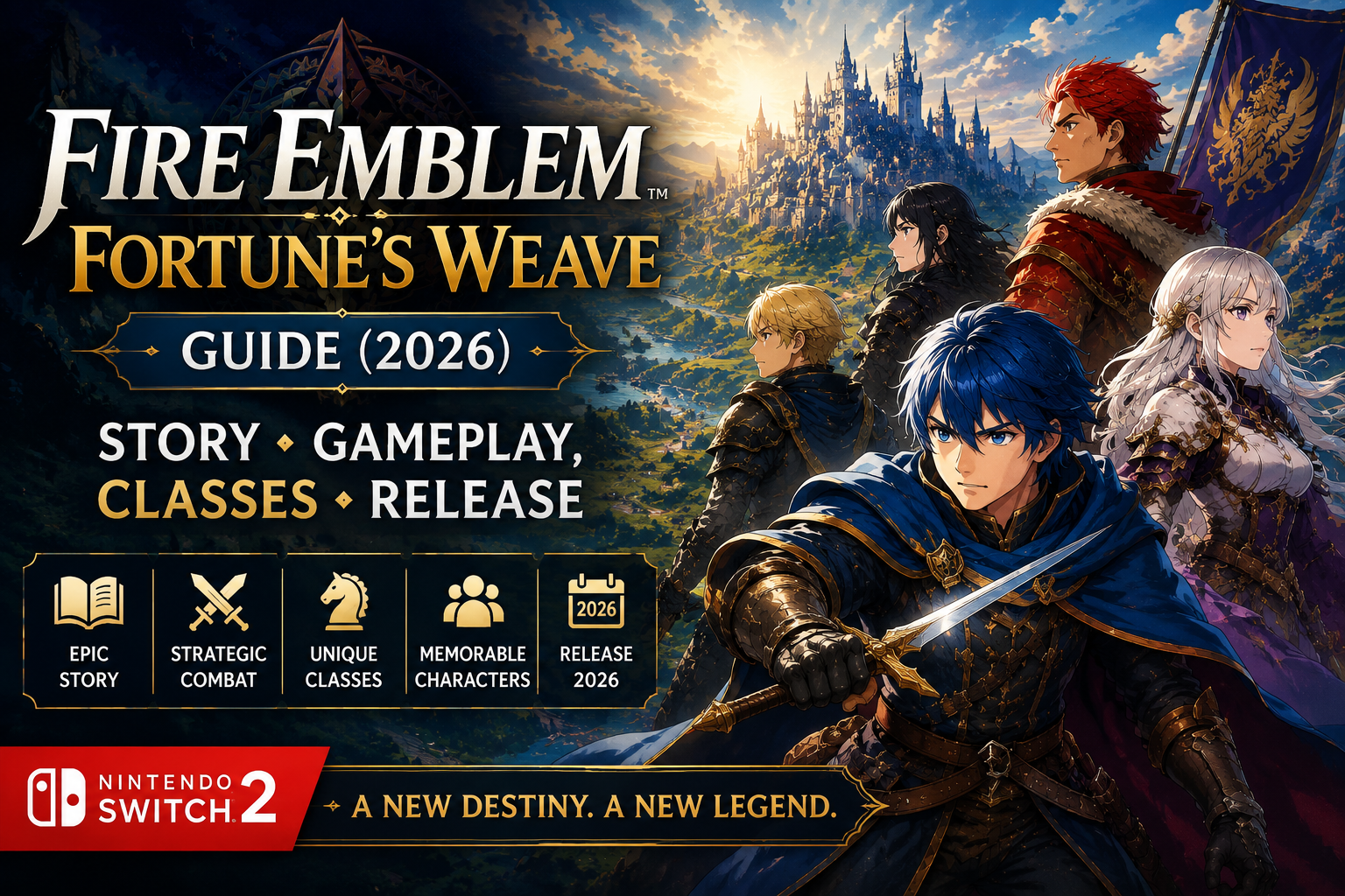 Fire Emblem Fortune's Weave Guide (2026): Story, Gameplay, Classes & Release
