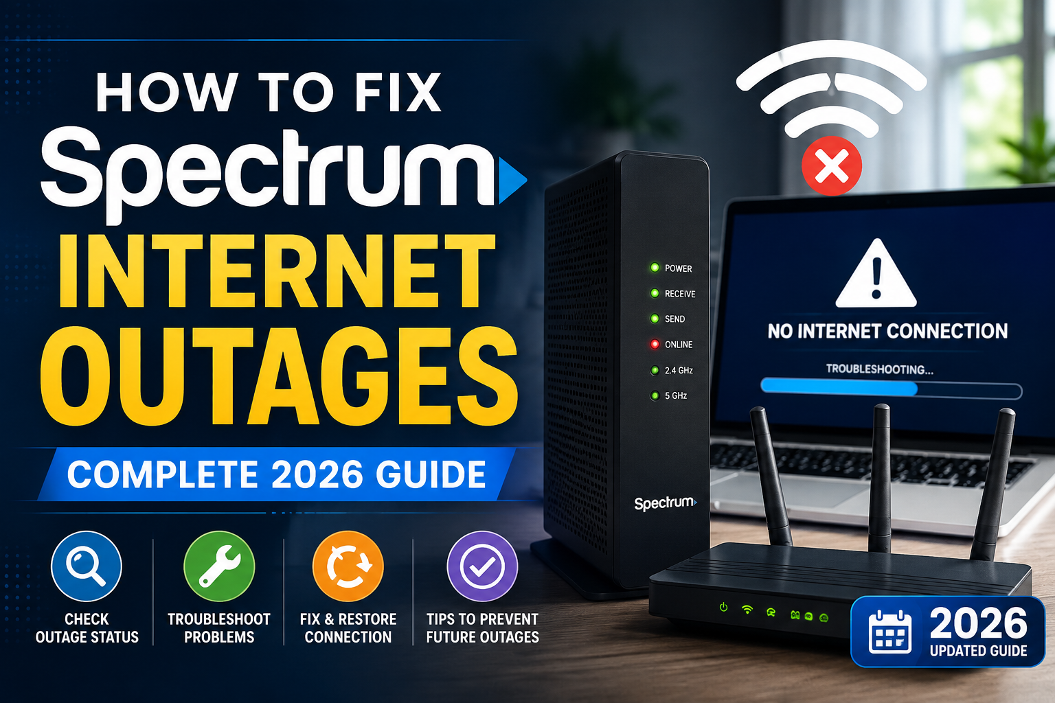 How to Fix Spectrum Internet Outages: Complete 2026 Guide