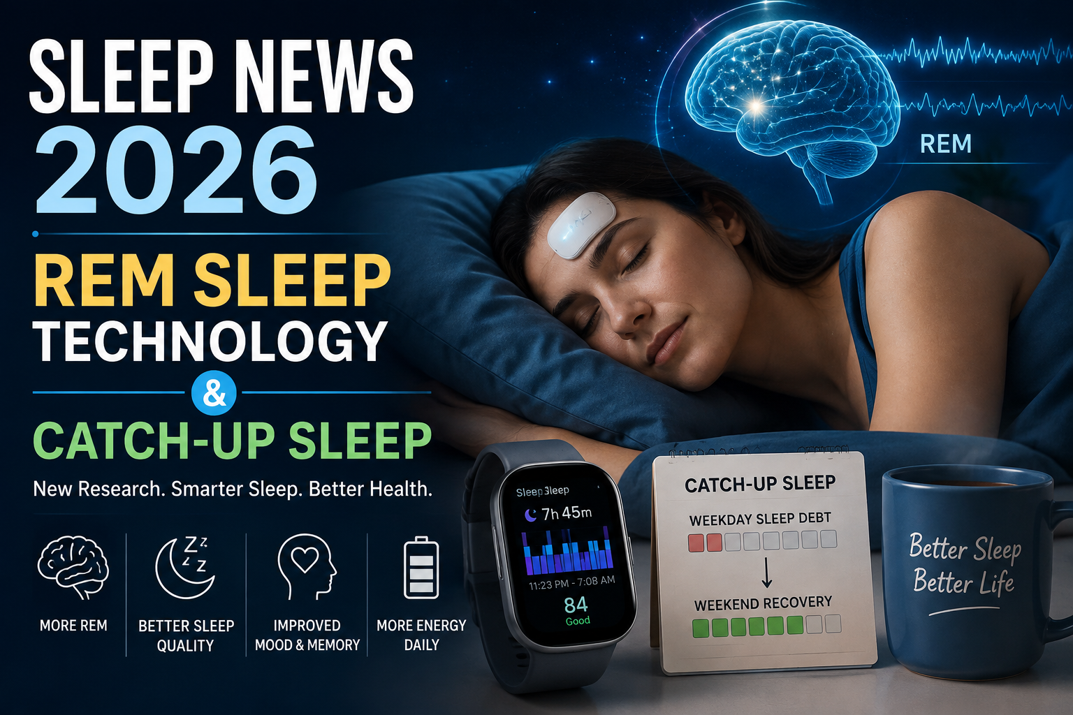 Sleep News 2026: REM Sleep Technology & Catch-Up Sleep