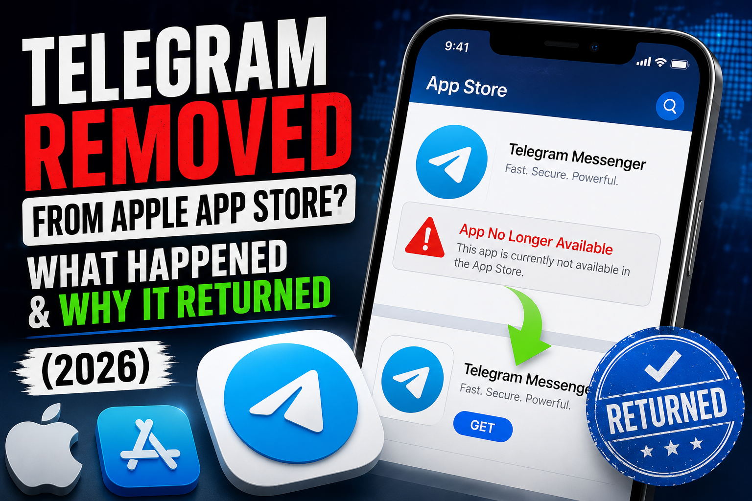 Telegram Removed from Apple App Store? What Happened & Why It Returned (2026)